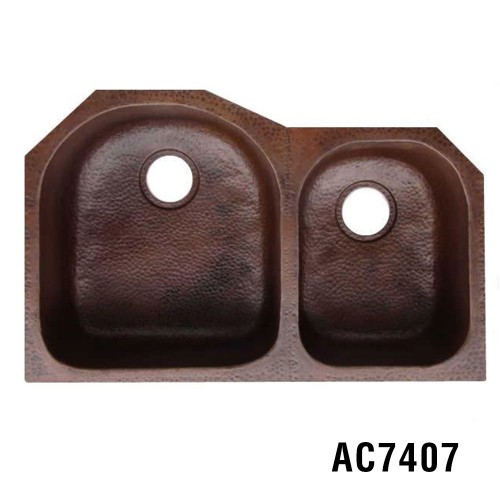 31.25"x20"x10" Copper Kitchen Sink Item AC7407