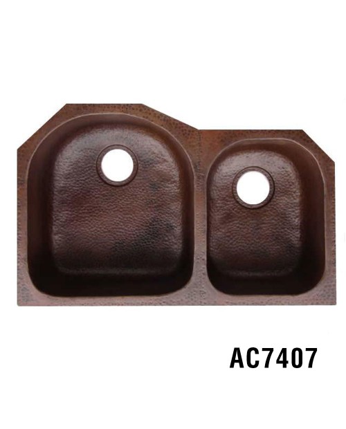 31.25"x20"x10" Copper Kitchen Sink Item AC7407