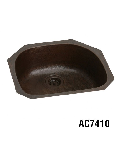 23.5"x21.5"x10" Copper Kitchen Sink Item AC7410